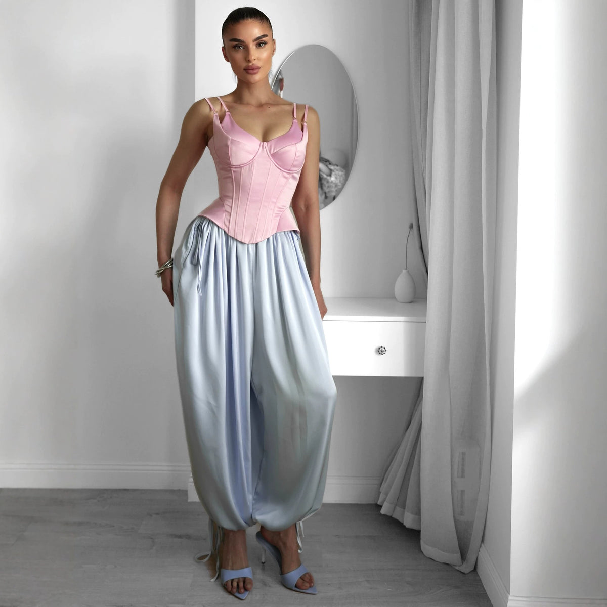 Flow Pants side profile showing volume