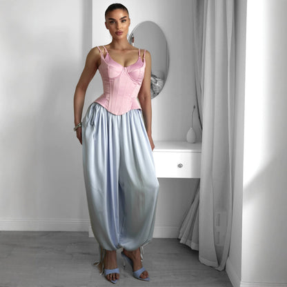 Flow Pants side profile showing volume