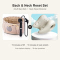 Back & Neck Reset Set: AirLift Back Belt and Neck Reset Stretcher